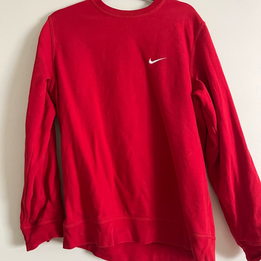 Red Nike Crewneck Sweatshirt, Men’s Size Large